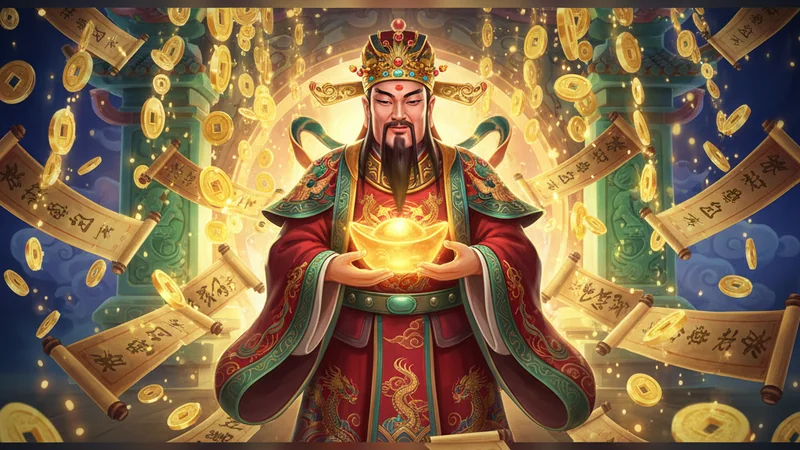Caishen Wins slot game — fortune god gold coins