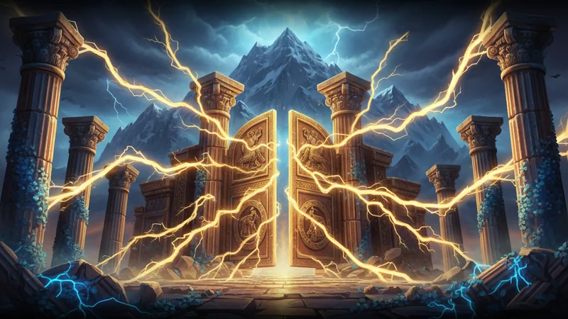 Gates of Olympus slot game — Zeus lightning reels